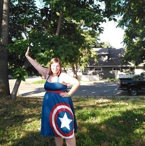 Captain America halter top dress